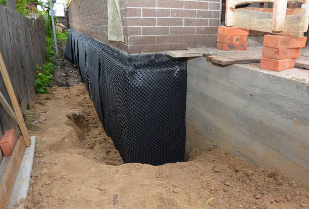 Crawl space vapor barrier installation in Manilla, IN